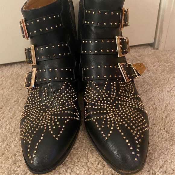 Black and gold booties - Picture 4 of 7